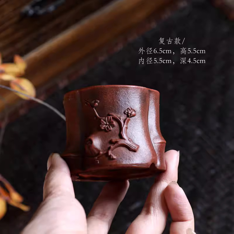 Purple Sand Bonsai Pot,Carved  - Bonsai Garden Chinese Garden のレビューと価格